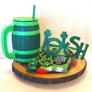 St Patrick's Day Men's Green Accessories Party Pack Bundle of 4 NWT NWOT